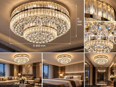 ĐÈN TRẦN PHA LÊ VẺ ĐẸP CỦA KIỆT TÁC
