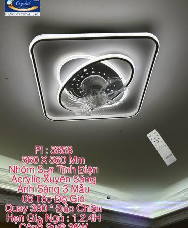 đèn áp trần quạt