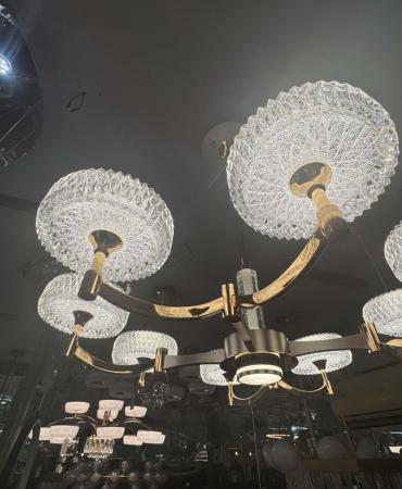 đèn chùm phòng khách chung cư