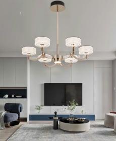 đèn chùm phòng khách chung cư