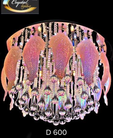 đèn áp trần pha lê