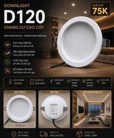 đèn led  âm trần siêu sáng