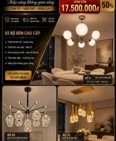 combo đèn Decor hiện đại CB03