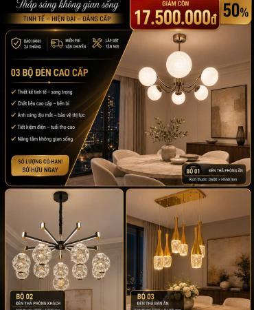combo đèn Decor hiện đại CB03