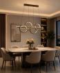 đèn thả led vòng tròn hiện đại 1515
