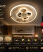 đèn quạt led hình tròn 6179