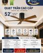 quạt trần 5 cánh gỗ tối giản 214