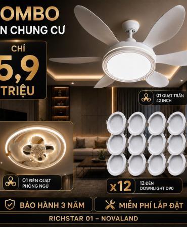 Combo đèn lắp chung cư